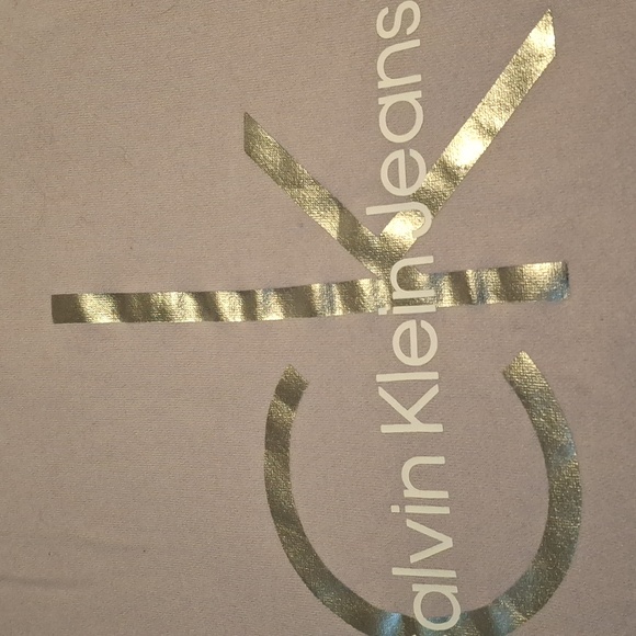 Calvin Klein Light Purple Logo Crewneck Sweatshirt - Picture 4 of 7